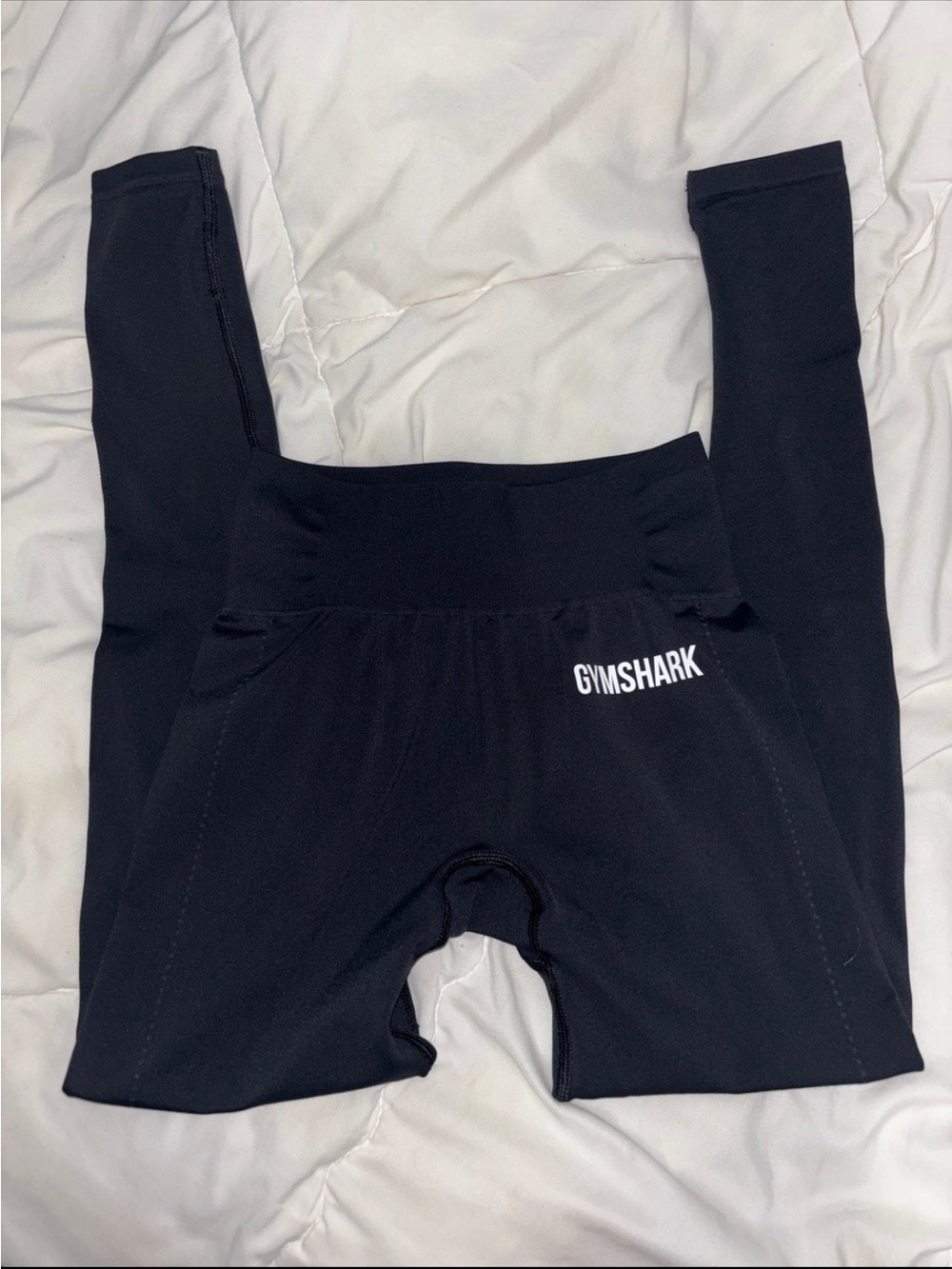 Gymshark Kids Black Seamless High-Waist Leggings